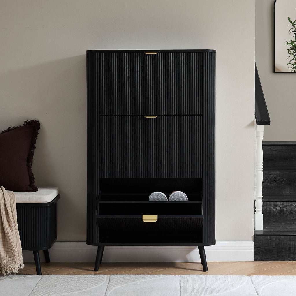 Dusklia - Hattie Shoe Cabinet - Black