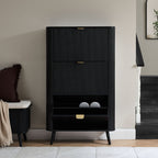 Dusklia - Hattie Shoe Cabinet - Black