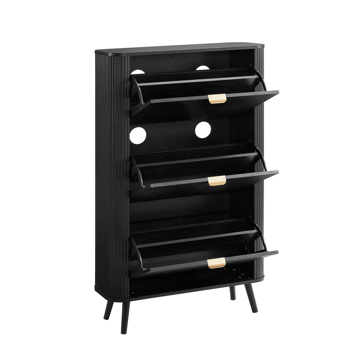 Dusklia - Hattie Shoe Cabinet - Black