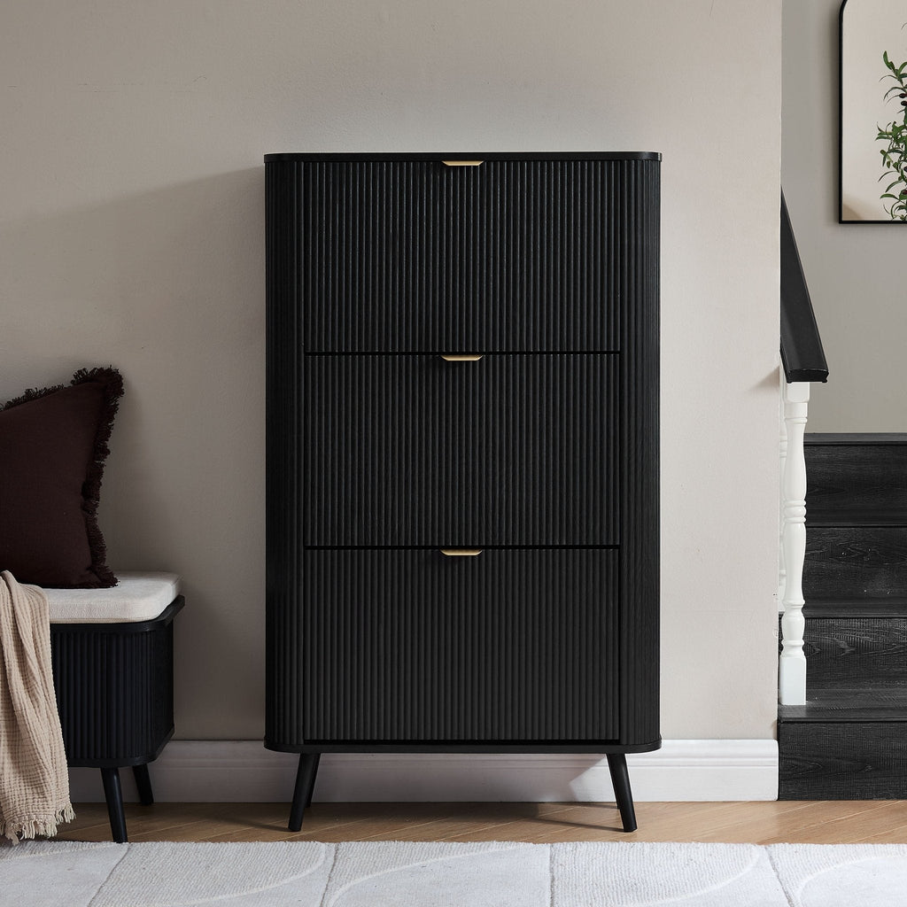 Dusklia - Hattie Shoe Cabinet - Black