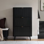Dusklia - Hattie Shoe Cabinet - Black
