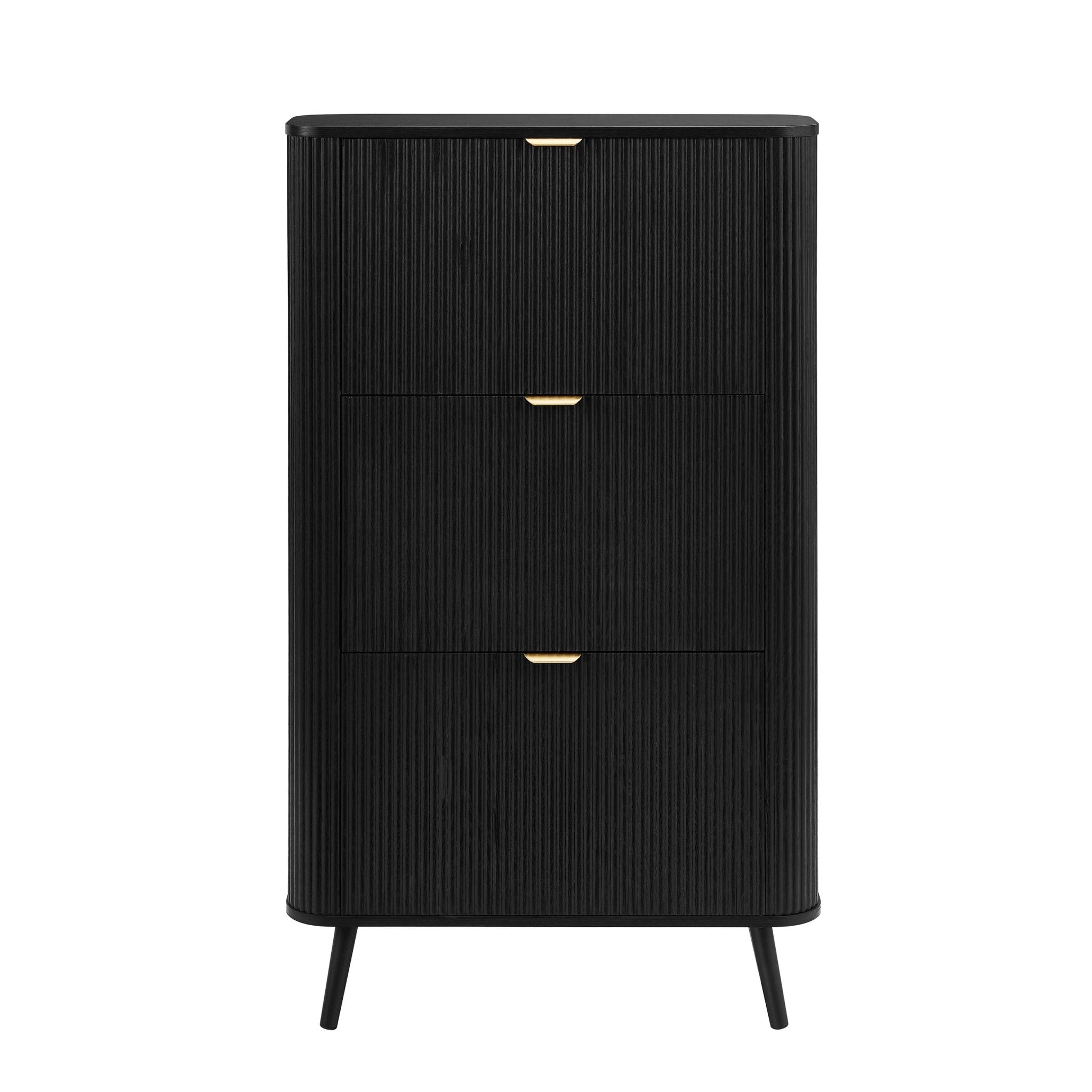 Dusklia - Hattie Shoe Cabinet - Black
