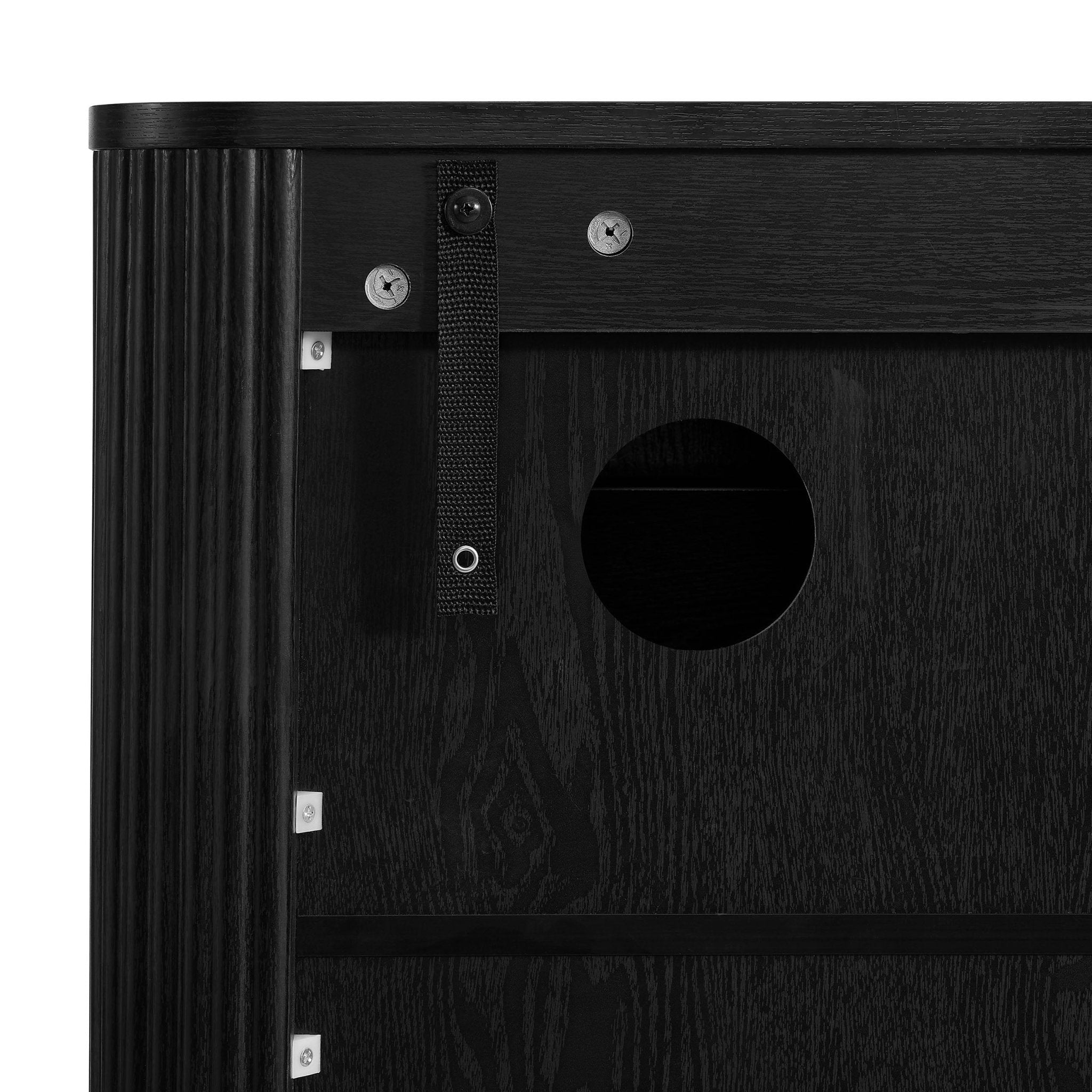 Dusklia - Hattie Shoe Cabinet - Black