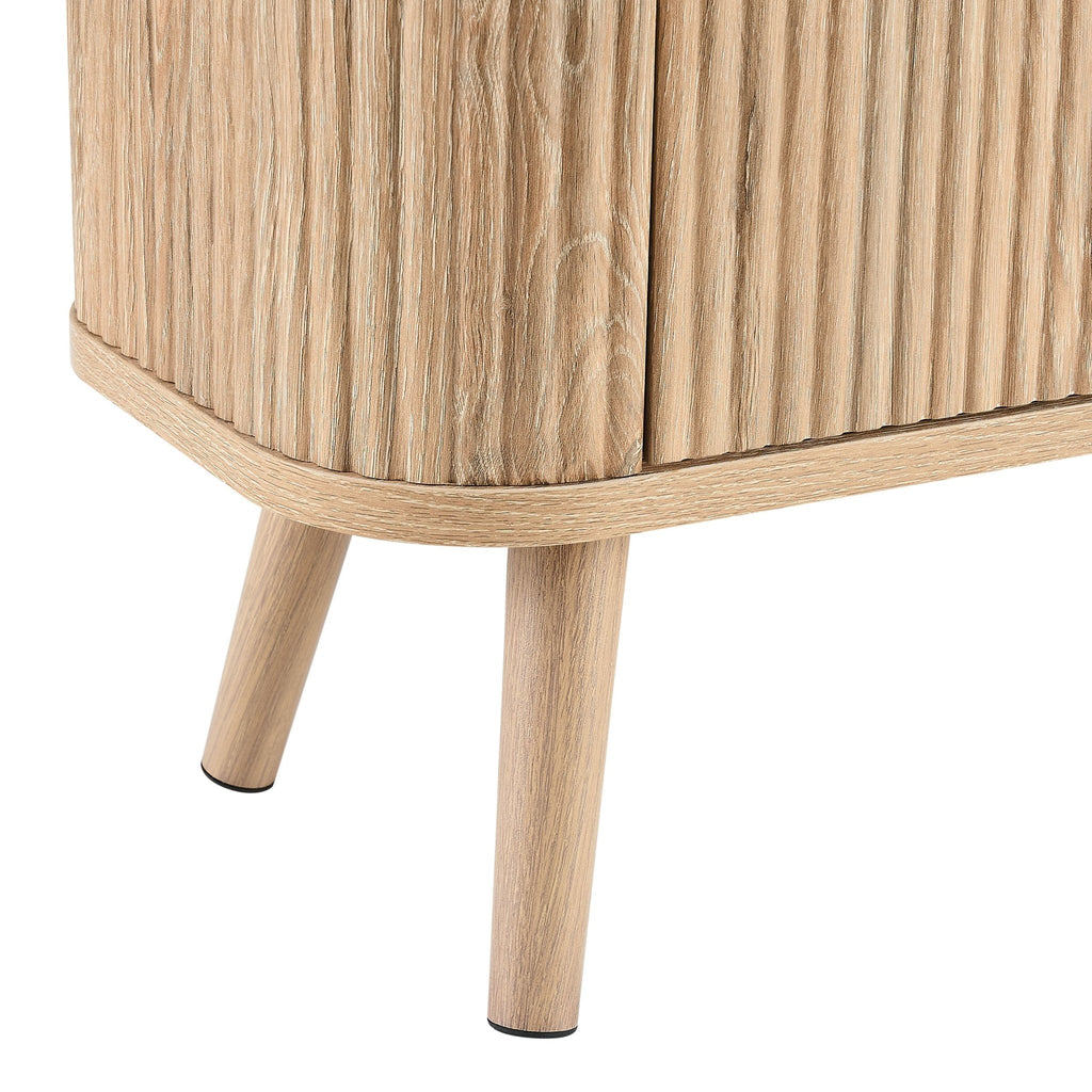 Dusklia - Hattie Shoe Cabinet - Light Wood