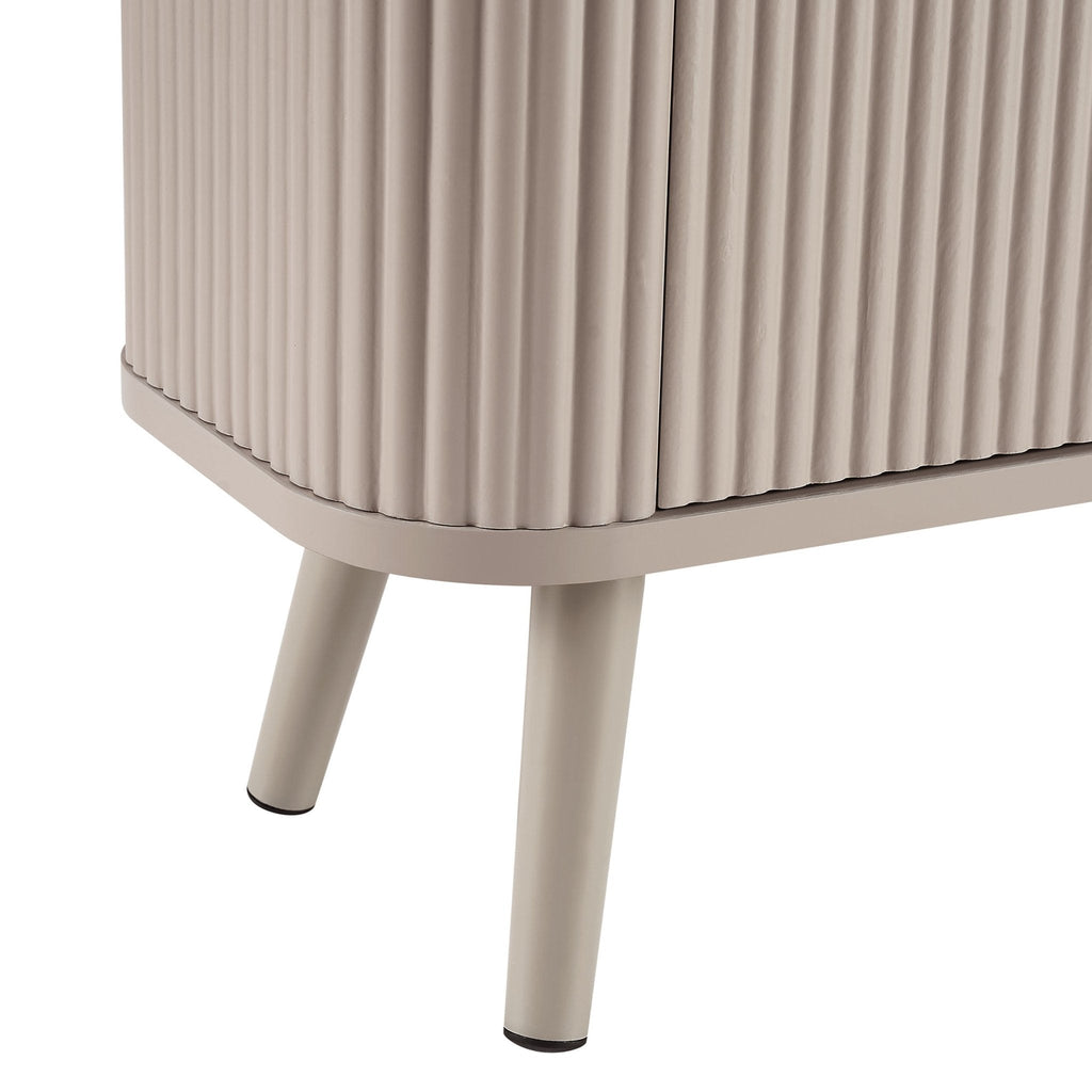 Dusklia - Hattie Shoe Cabinet - Taupe