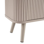 Dusklia - Hattie Shoe Cabinet - Taupe