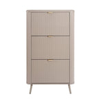Dusklia - Hattie Shoe Cabinet - Taupe