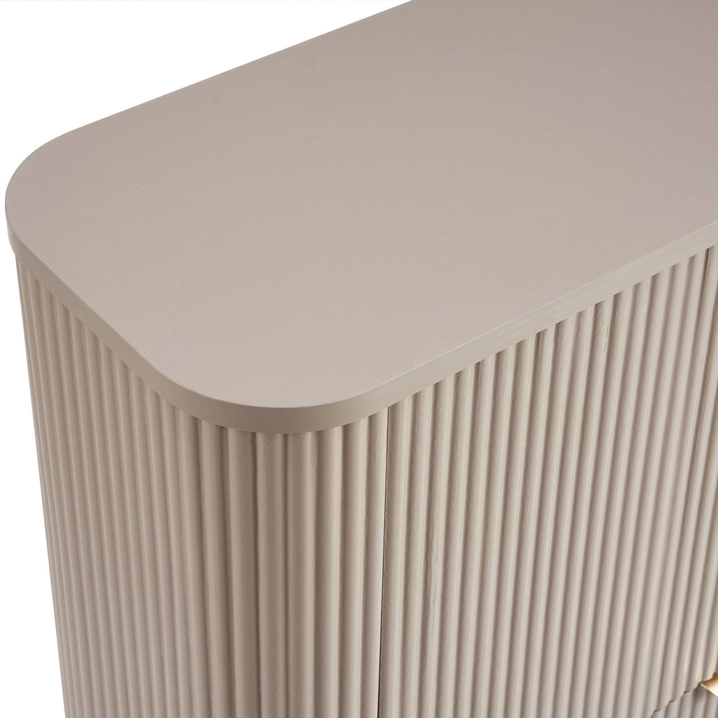 Dusklia - Hattie Shoe Cabinet - Taupe