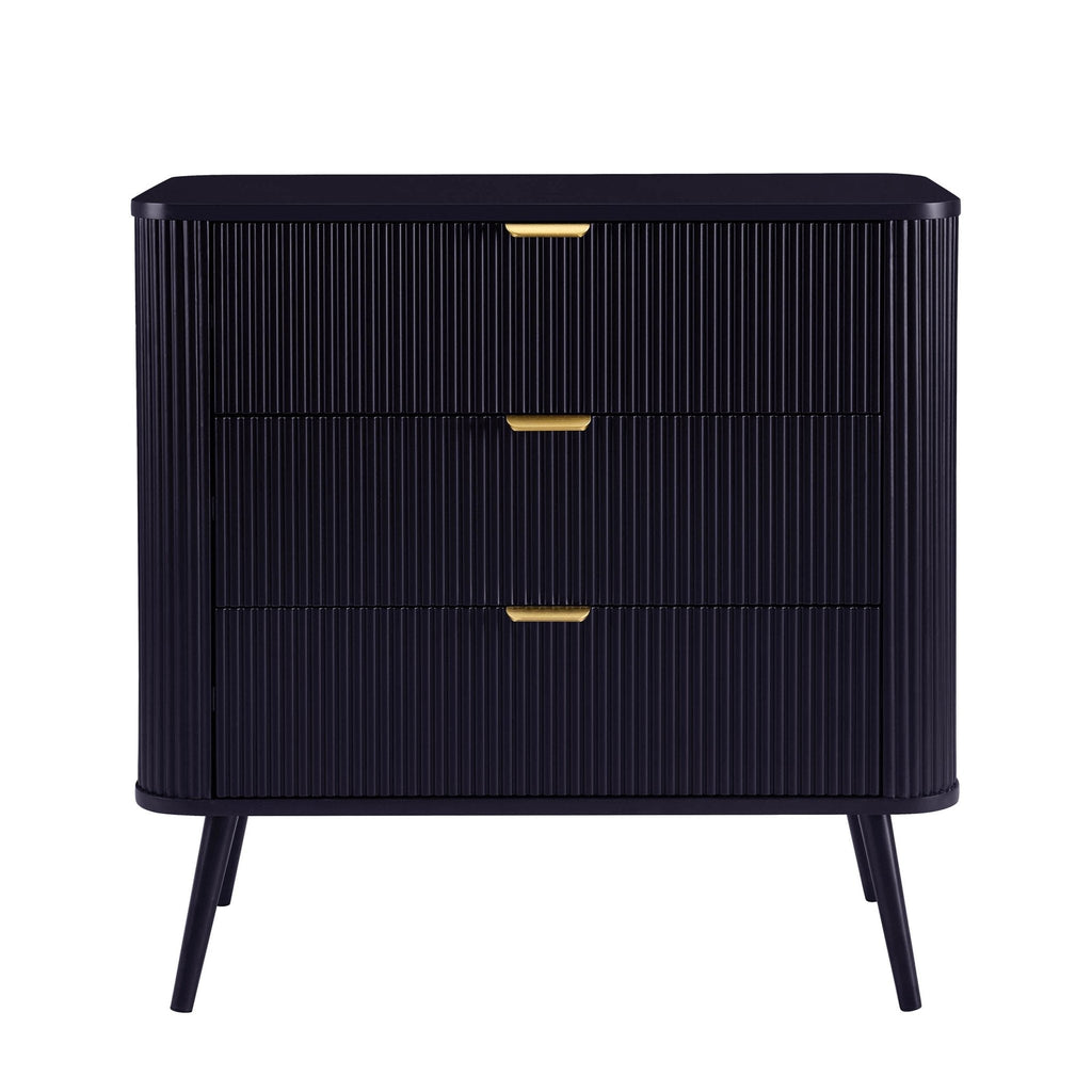 Dusklia - Hattie 3 Drawer Small Chest - Midnight