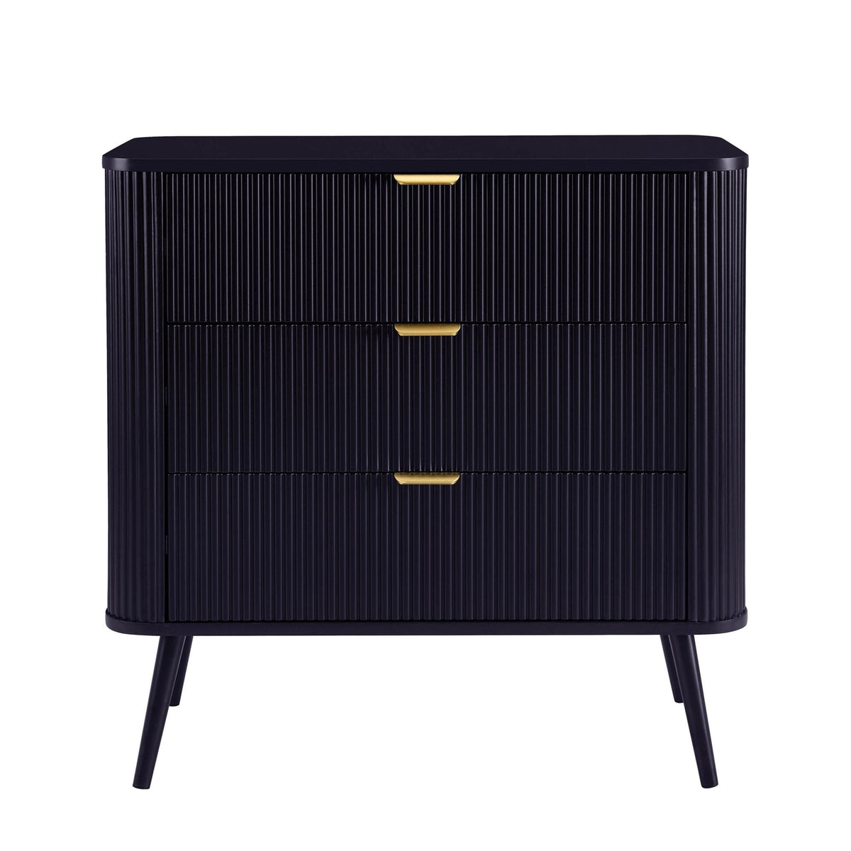 Dusklia - Hattie 3 Drawer Small Chest - Midnight