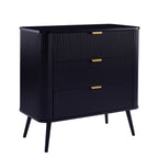 Dusklia - Hattie 3 Drawer Small Chest - Midnight