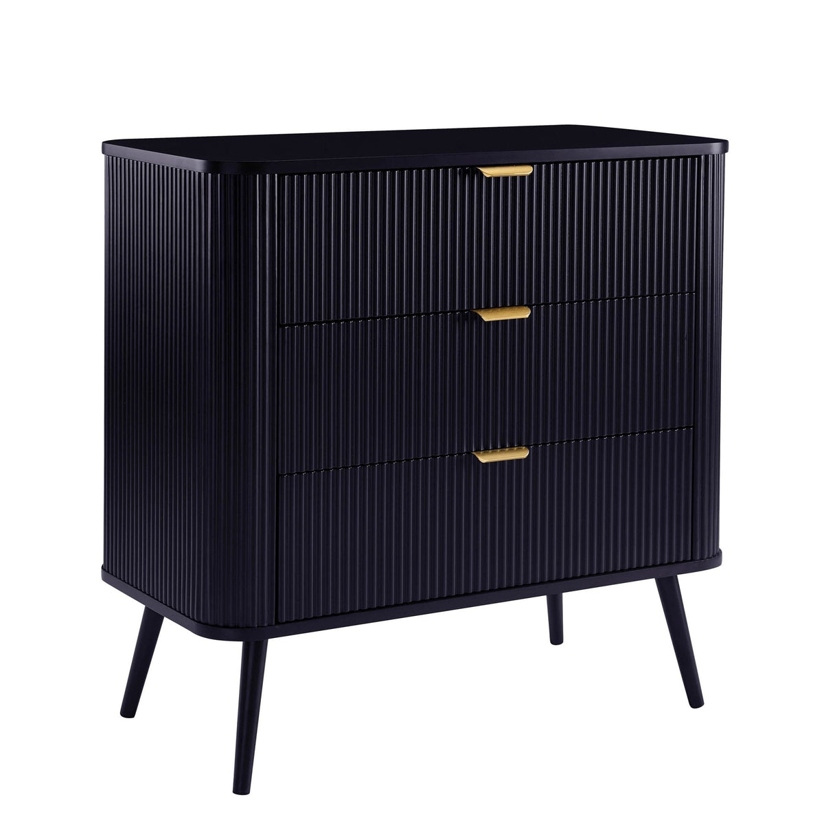 Dusklia - Hattie 3 Drawer Small Chest - Midnight