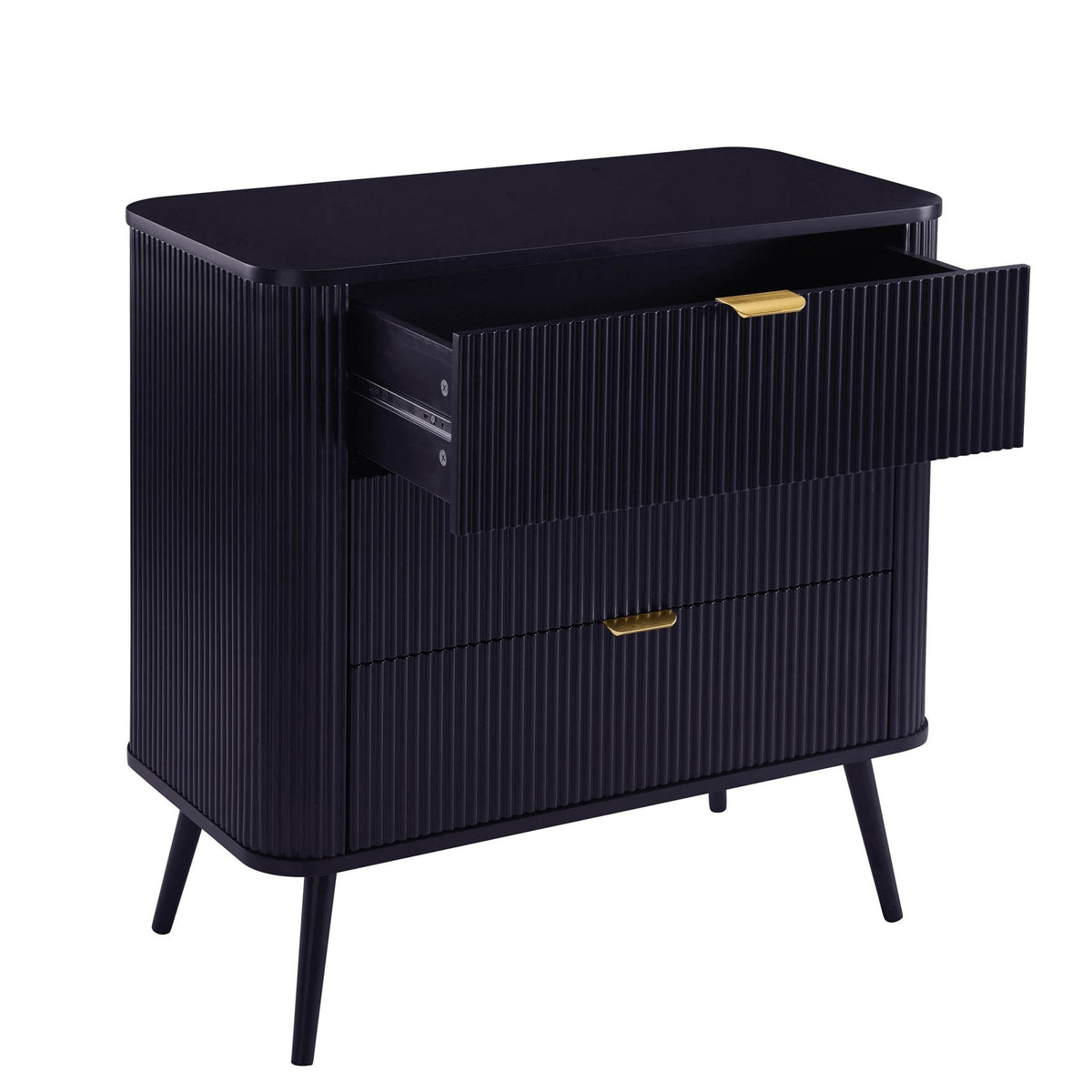 Dusklia - Hattie 3 Drawer Small Chest - Midnight