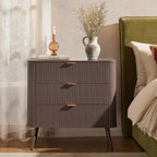 Dusklia - Hattie 3 Drawer Small Chest -  Mocha