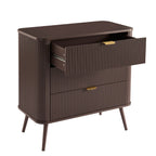 Dusklia - Hattie 3 Drawer Small Chest -  Mocha