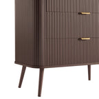 Dusklia - Hattie 3 Drawer Small Chest -  Mocha