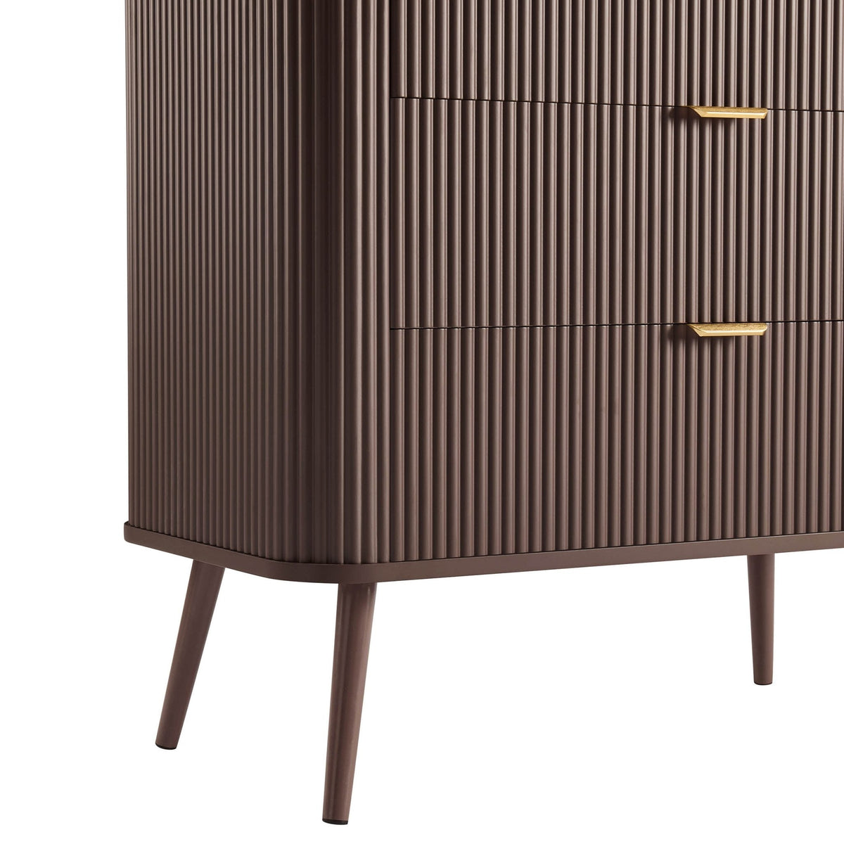 Dusklia - Hattie 3 Drawer Small Chest -  Mocha