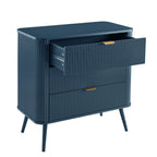 Dusklia - Hattie 3 Drawer Small Chest -  Teal