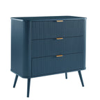 Dusklia - Hattie 3 Drawer Small Chest -  Teal