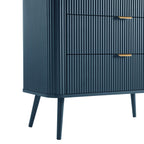 Dusklia - Hattie 3 Drawer Small Chest -  Teal