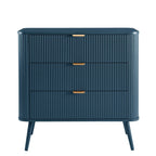 Dusklia - Hattie 3 Drawer Small Chest -  Teal