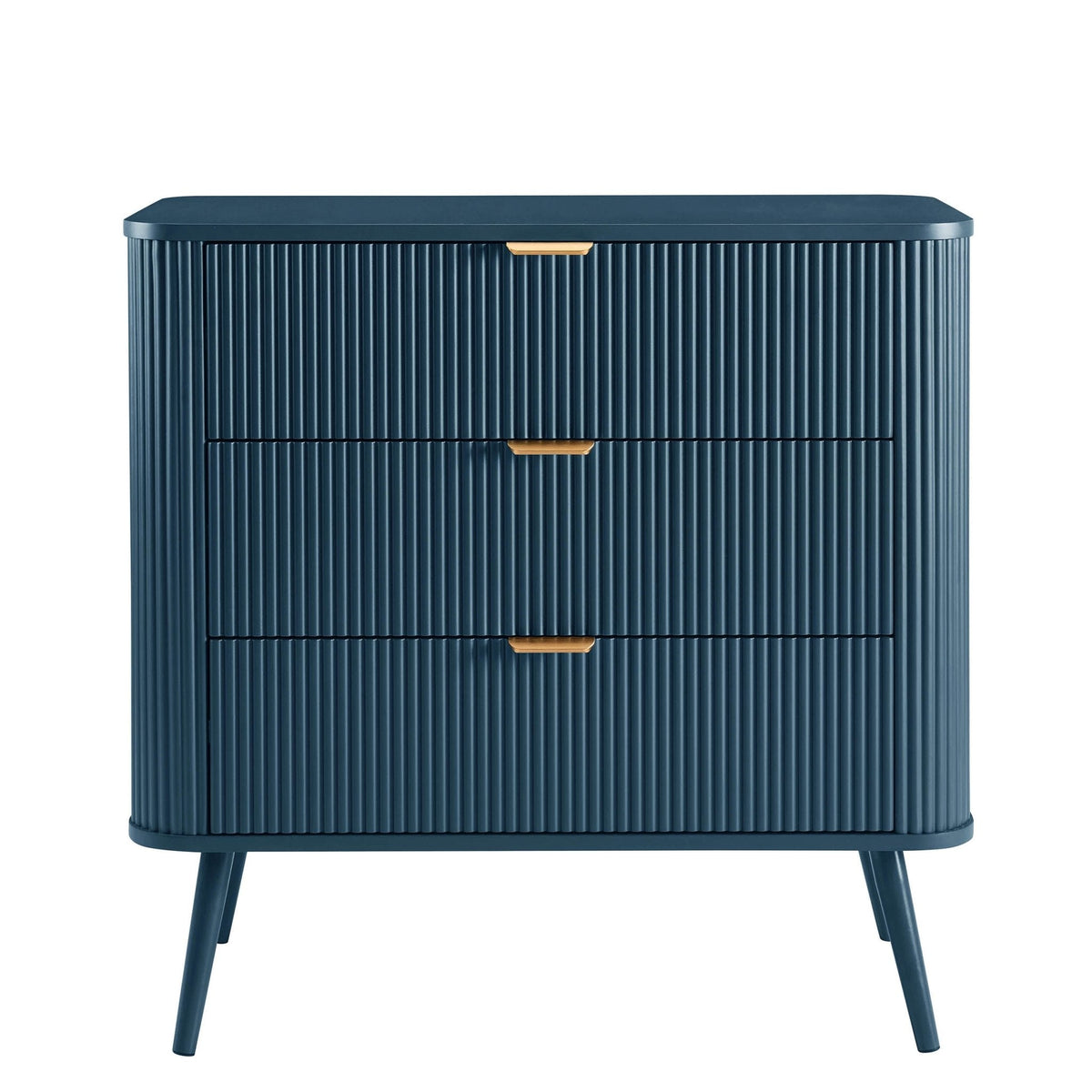 Dusklia - Hattie 3 Drawer Small Chest -  Teal