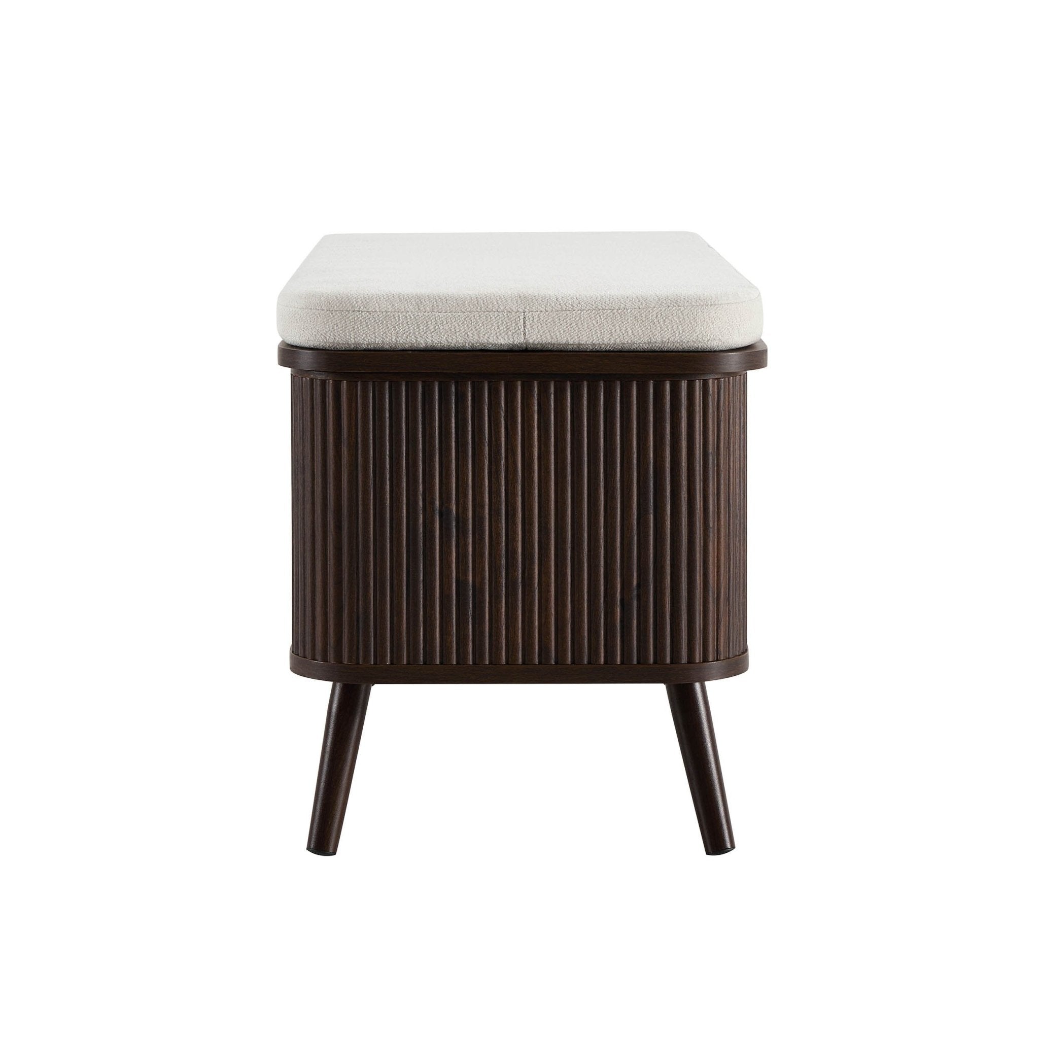 Banc de rangement Hattie - Noyer