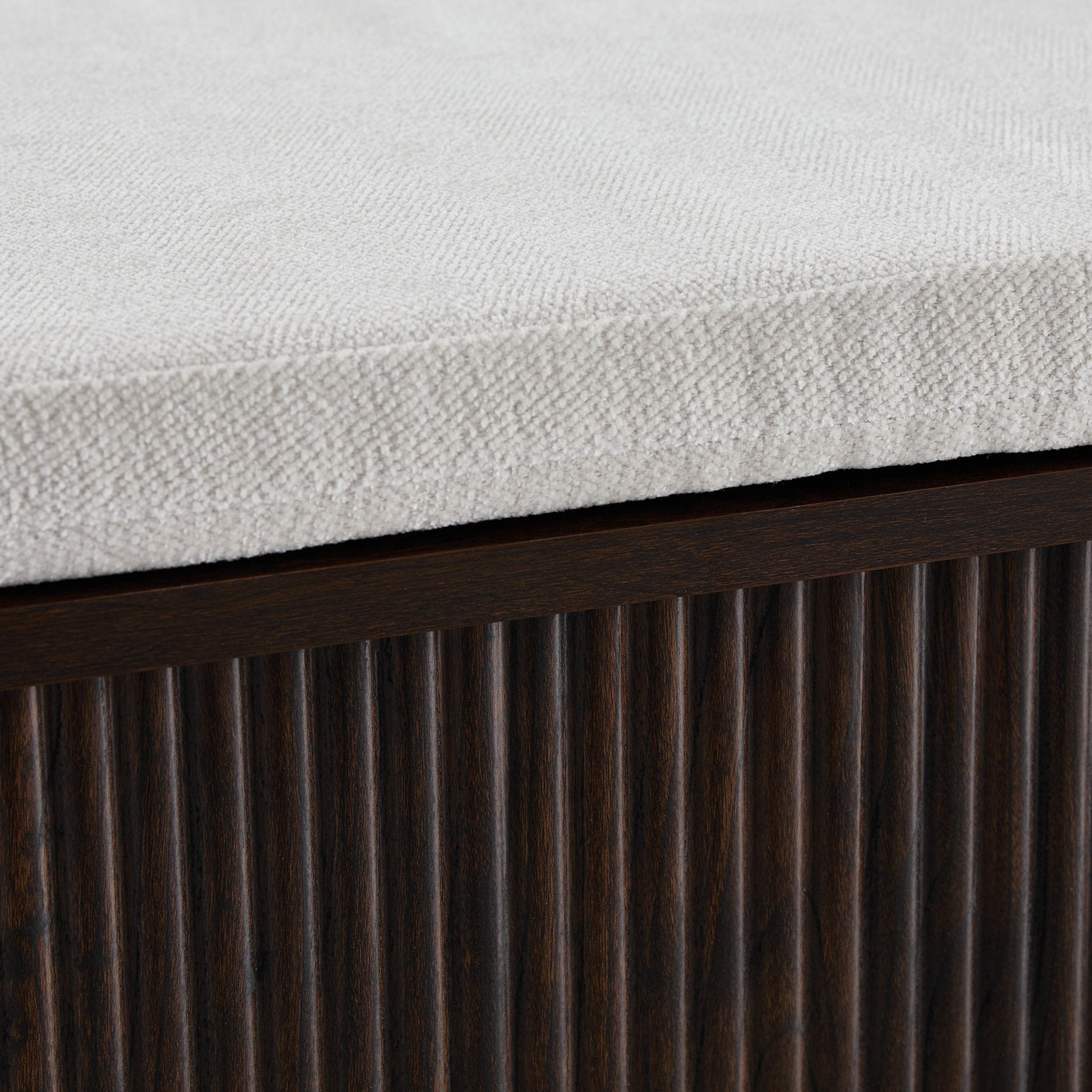 Banc de rangement Hattie - Noyer