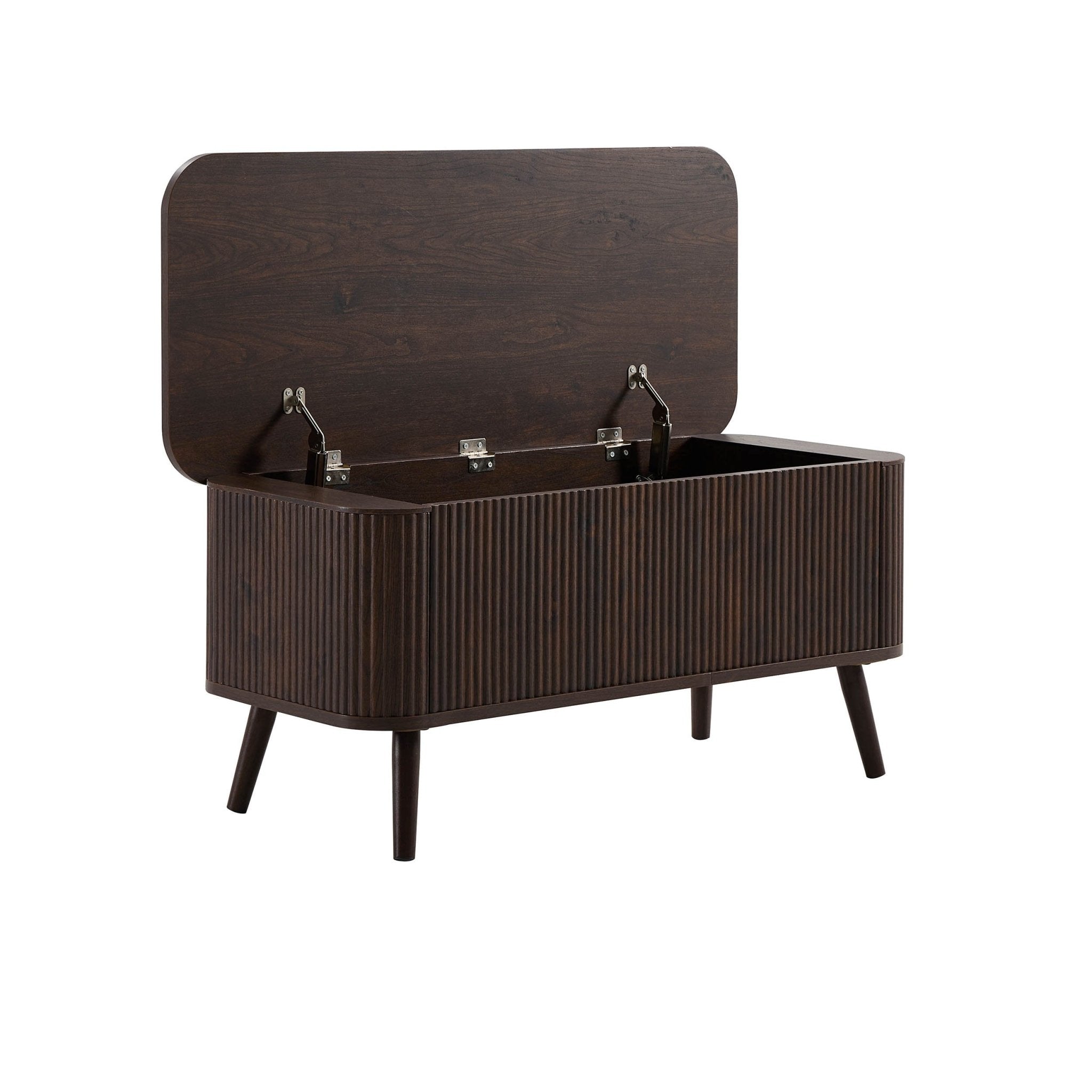 Banc de rangement Hattie - Noyer