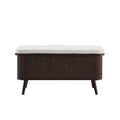 Banc de rangement Hattie - Noyer