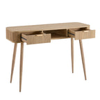Dusklia - Hattie Storage Dressing Table Console - Light Wood