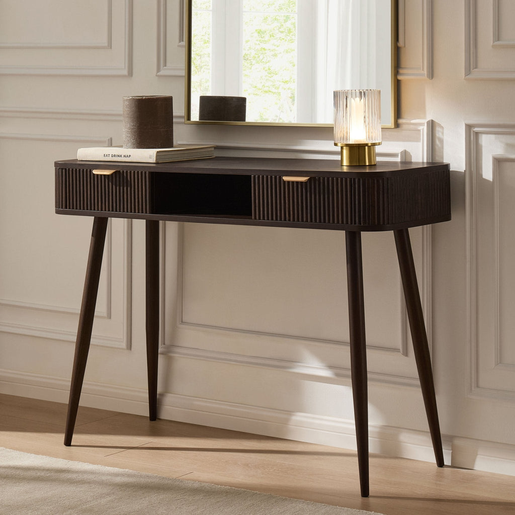 Dusklia - Hattie Storage Dressing Table  - Walnut