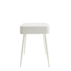 Dusklia - Hattie Storage Dressing Table Console - Warm White
