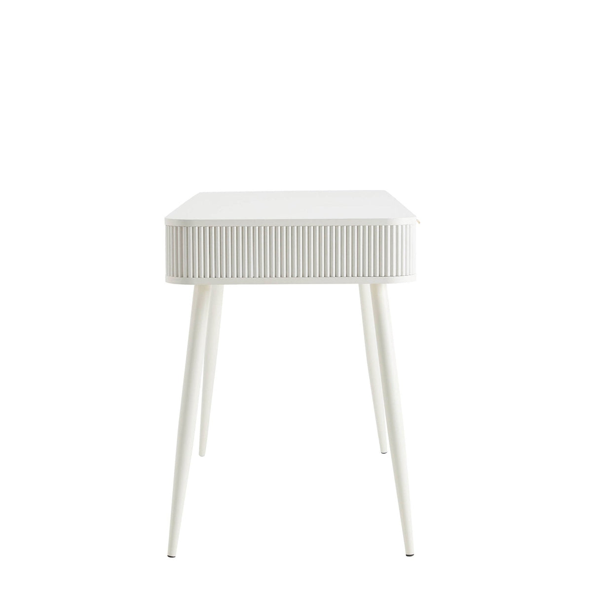 Dusklia - Hattie Storage Dressing Table Console - Warm White