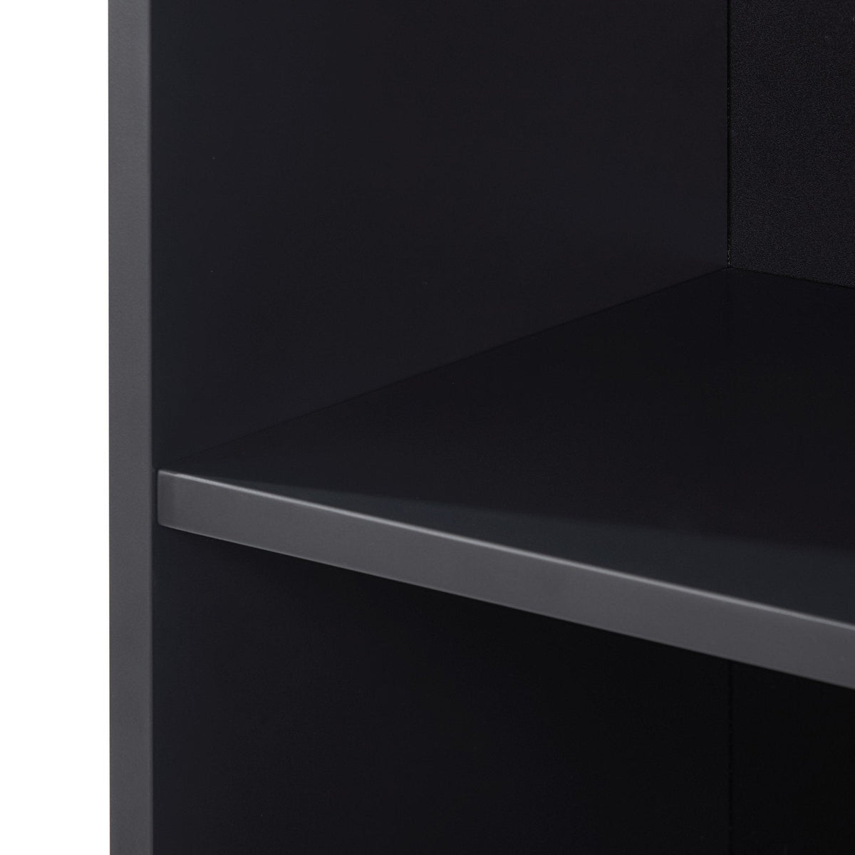 Dusklia - Hattie Tall Bathroom Storage Cabinet - Black