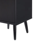 Dusklia - Hattie Tall Bathroom Storage Cabinet - Black