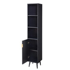 Dusklia - Hattie Tall Bathroom Storage Cabinet - Black
