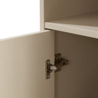 Dusklia - Hattie Tall Bathroom Storage Cabinet - Oyster