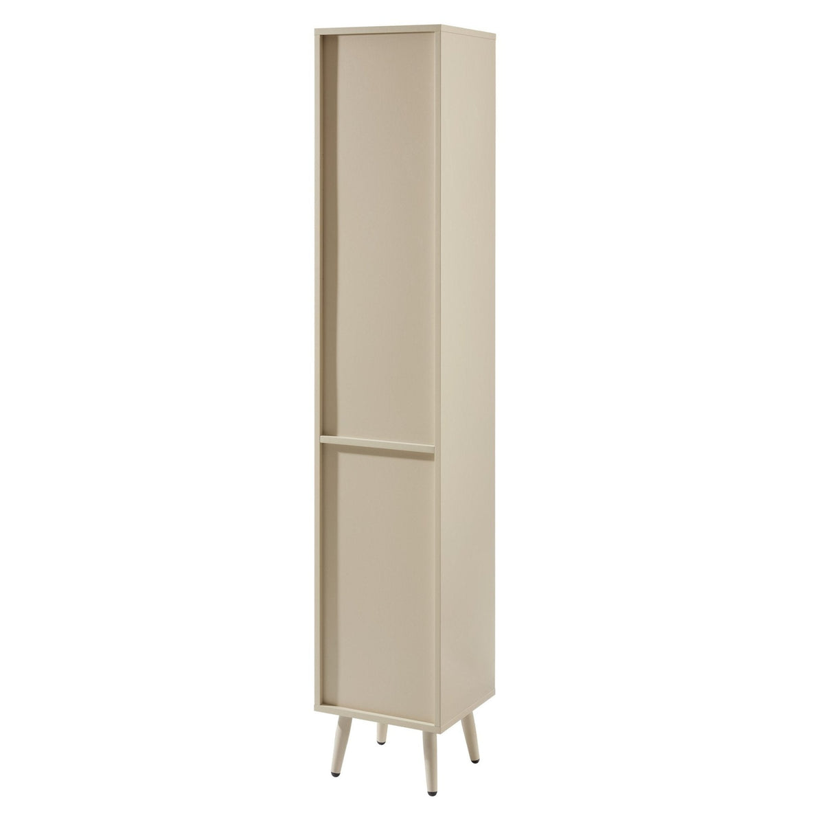 Dusklia - Hattie Tall Bathroom Storage Cabinet - Oyster