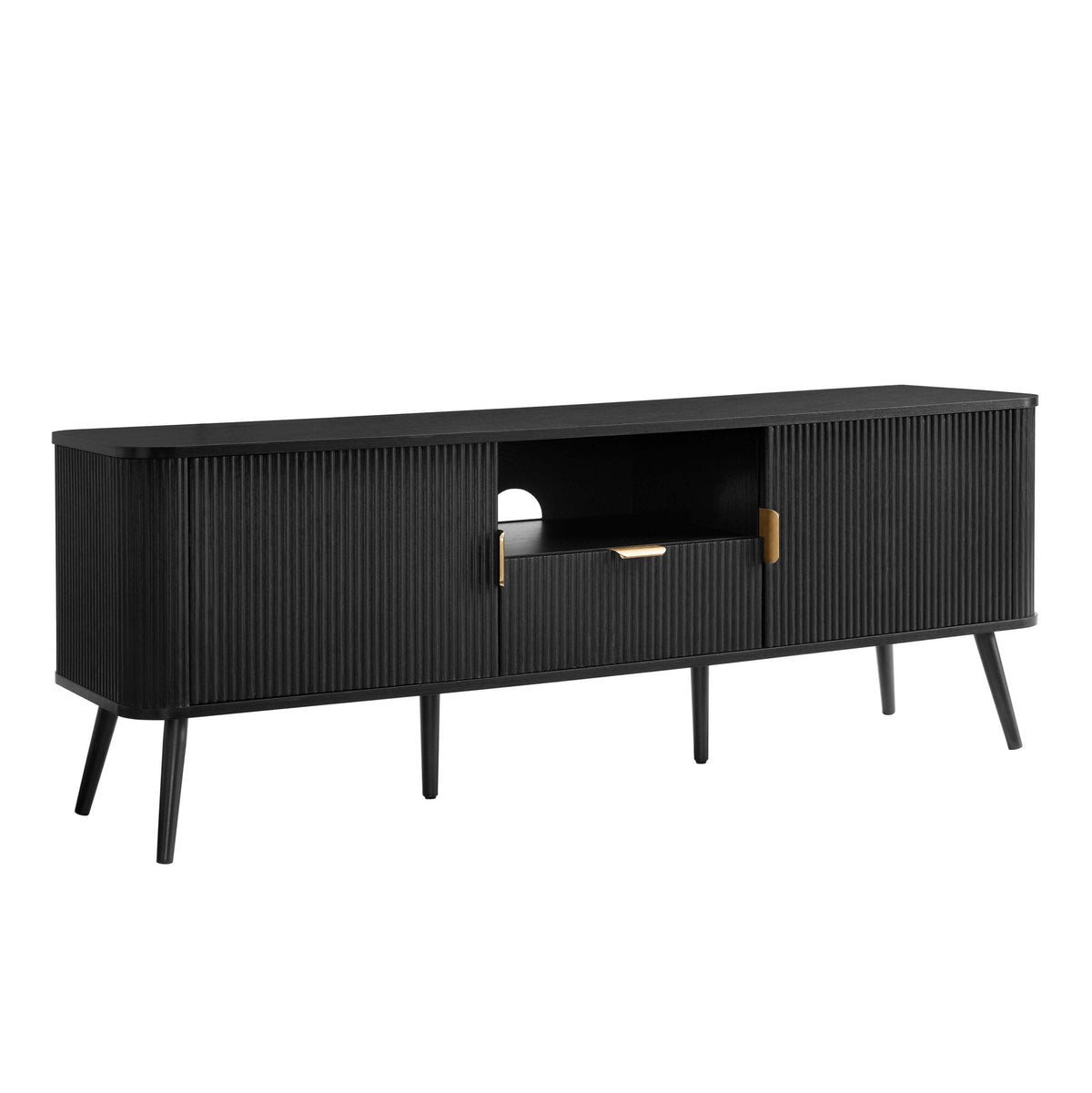 Dusklia - Hattie TV Unit for TVs up to 65 - Black