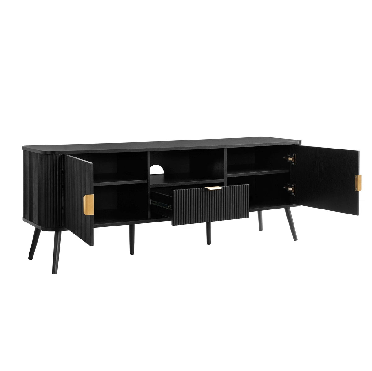 Dusklia - Hattie TV Unit for TVs up to 65 - Black