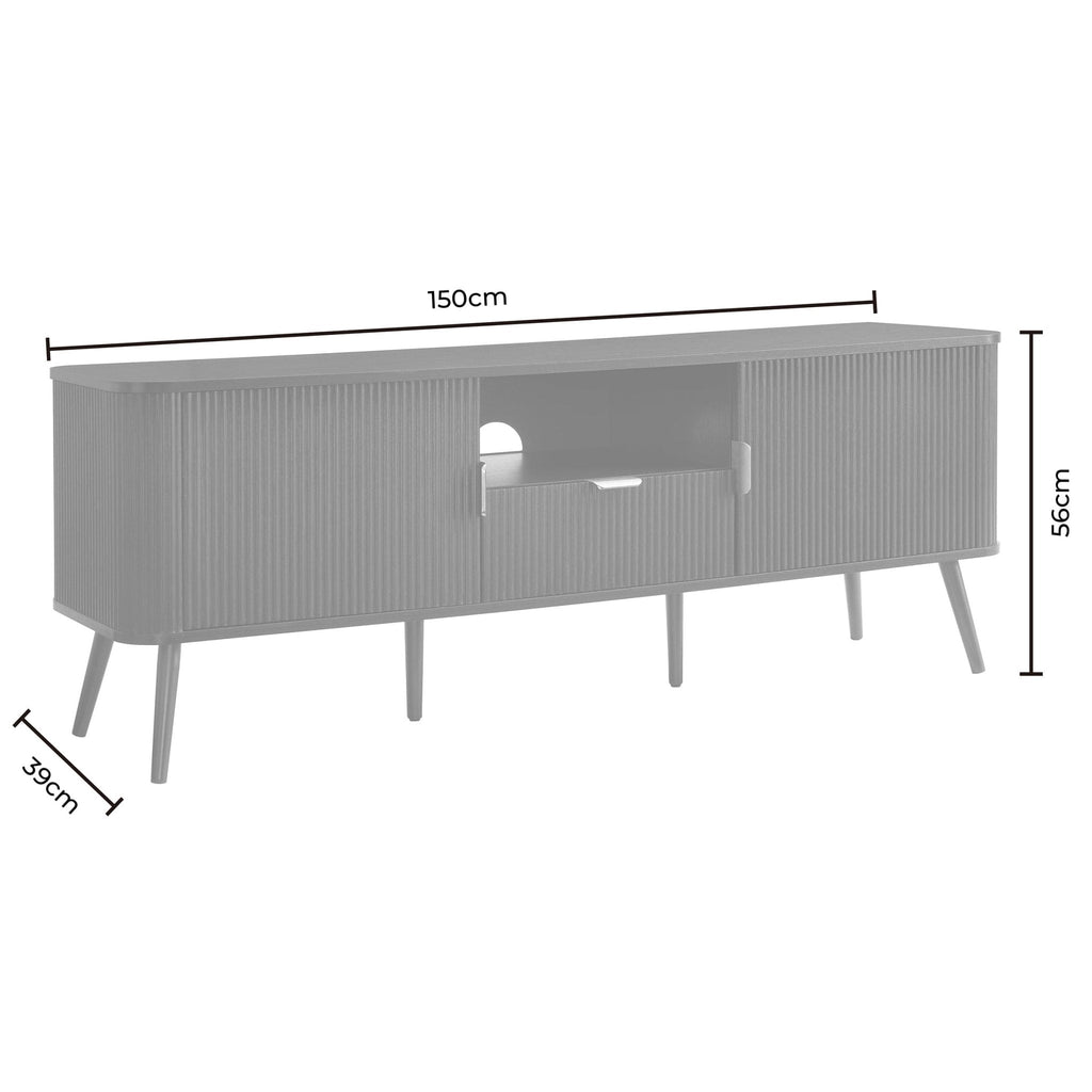 Dusklia - Hattie 3 Piece Bundle - 2 Shelving Units and TV Unit - Light Wood