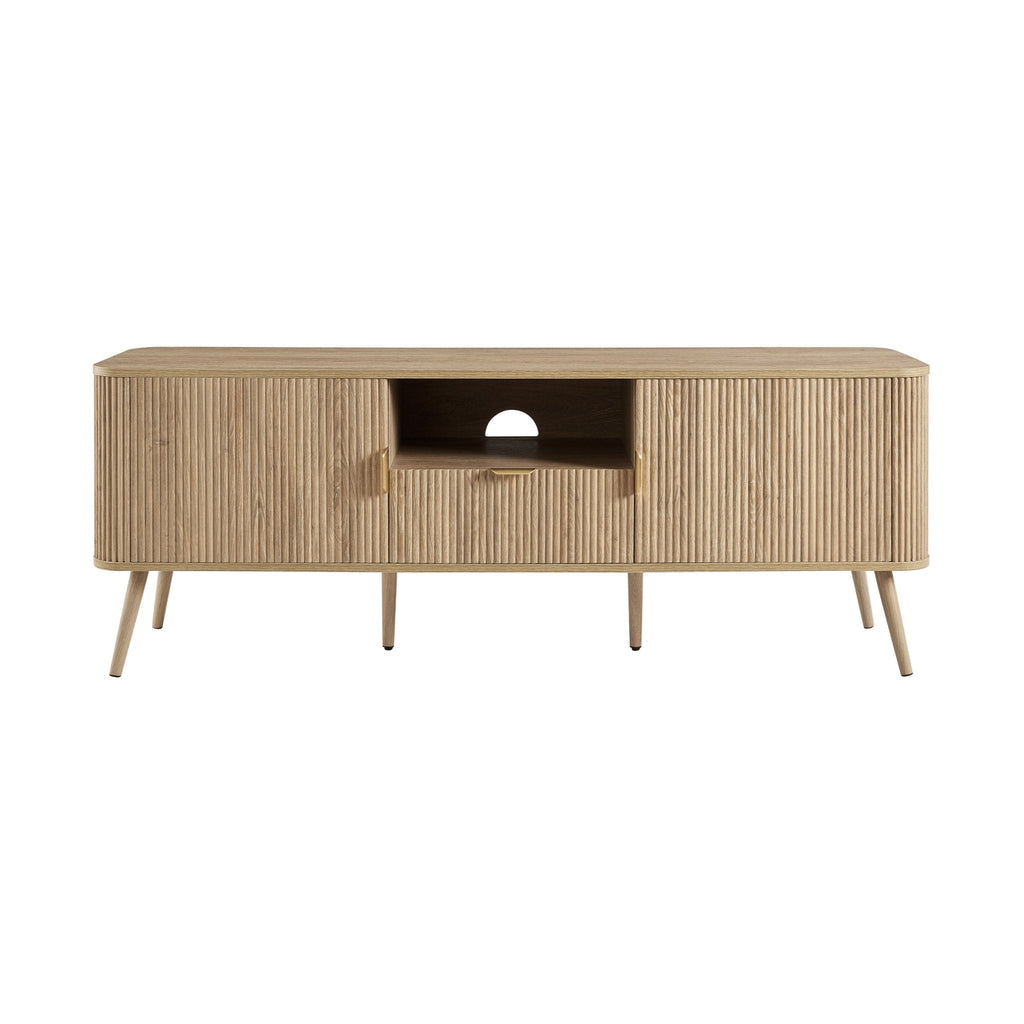 Dusklia - Hattie TV Unit for TVs up to 65- Light Wood