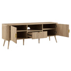 Dusklia - Hattie 3 Piece Bundle - 2 Shelving Units and TV Unit - Light Wood