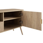 Dusklia - Hattie 3 Piece Bundle - 2 Shelving Units and TV Unit - Light Wood