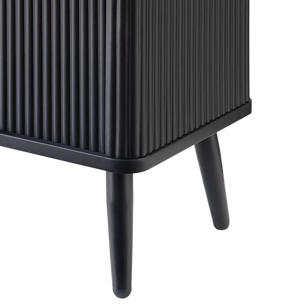 Dusklia - Hattie Under Sink Bathroom Cabinet - Black