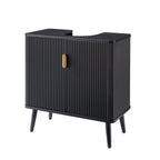 Dusklia - Hattie Under Sink Bathroom Cabinet - Black