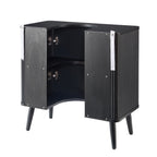 Dusklia - Hattie Under Sink Bathroom Cabinet - Black