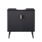 Dusklia - Hattie Under Sink Bathroom Cabinet - Black