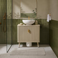 Dusklia - Hattie Under Sink Bathroom Cabinet - Oyster
